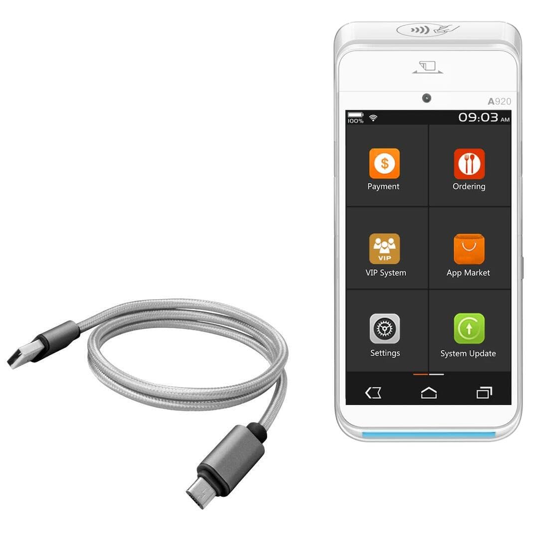 Amazon.com: BoxWave Cable Compatible with Pax A920 - Micro USB